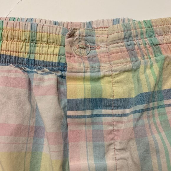 Vintage Jockey Button Fly Pastel Plaid Shorts Lg. - Picture 6 of 9